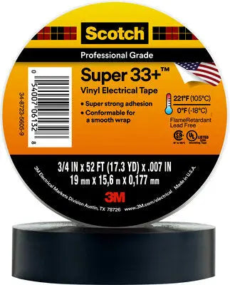 3M SupR 33 Electrical Tape - Part Number 06133