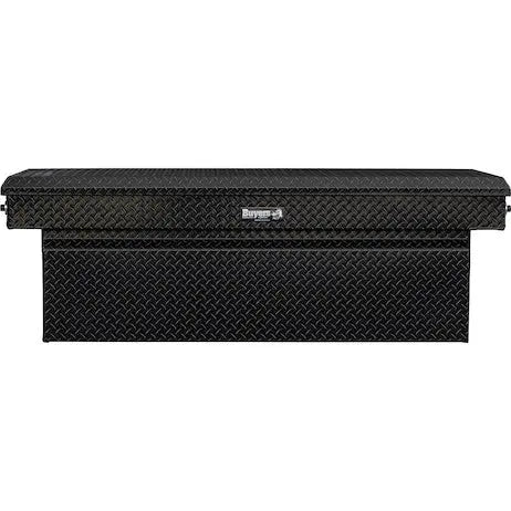 Buyers Products 1729450 23x27x71 Aluminum Gloss Black Diamond Tread Trailer Step