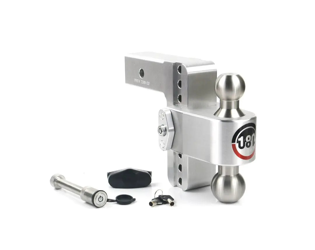 Weigh Safe LTB625KA Turnover Ball 6' Drop Hitch with 2' Shank