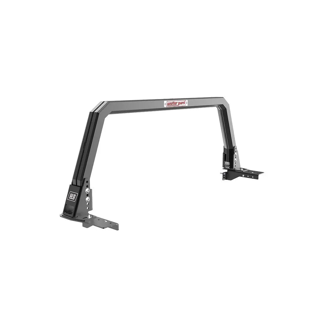 WeatherGuard Open Frame Aluminum Headache Rack - Part 119025201 for Improved Truck Cabin Safety