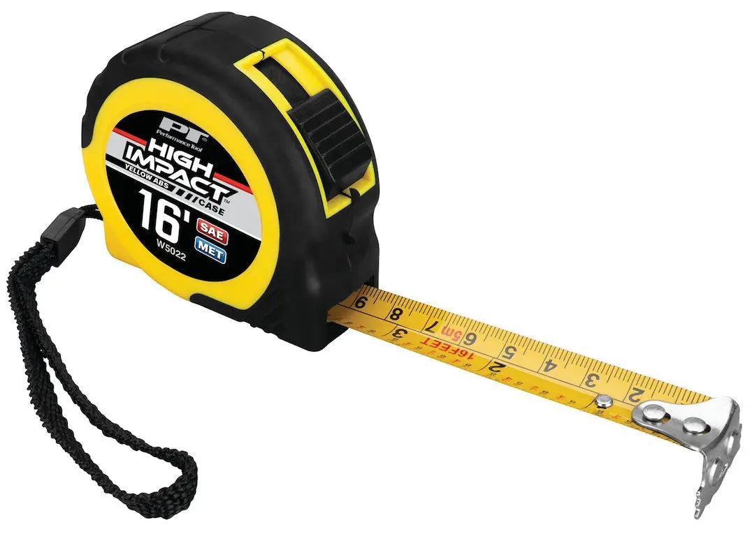 Perform Tool W5022 Tape Measure – 25-Foot Long Tape with Durable Steel Blade