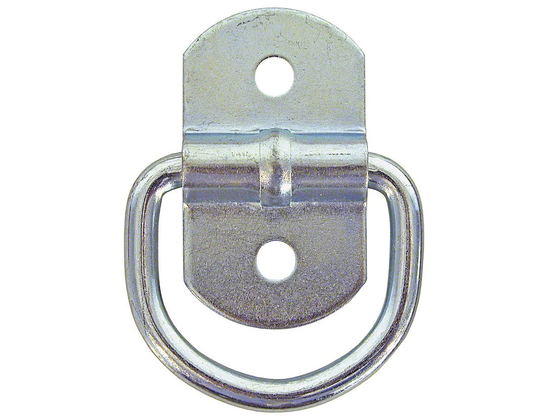 Buyers Prod D-Ring 1.5 x 1.25 inches with Clip, Zinc Special Finish (Part No. B23PKGD)
