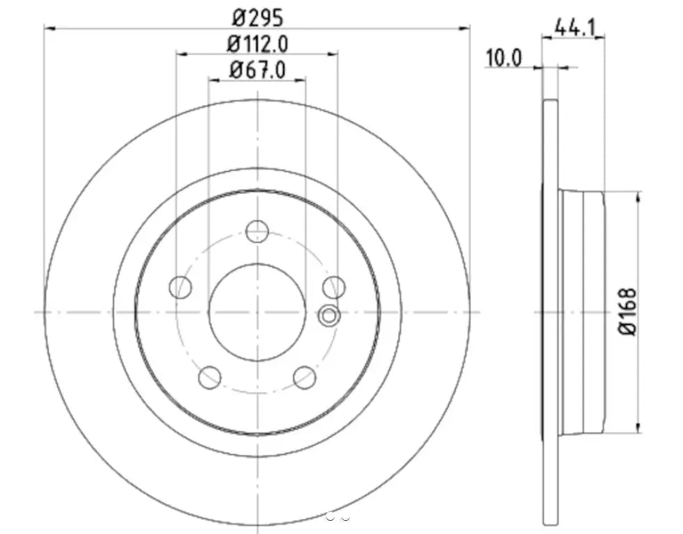 HELLA High Carbon Disc Brake Rotor – Part Number 355119422