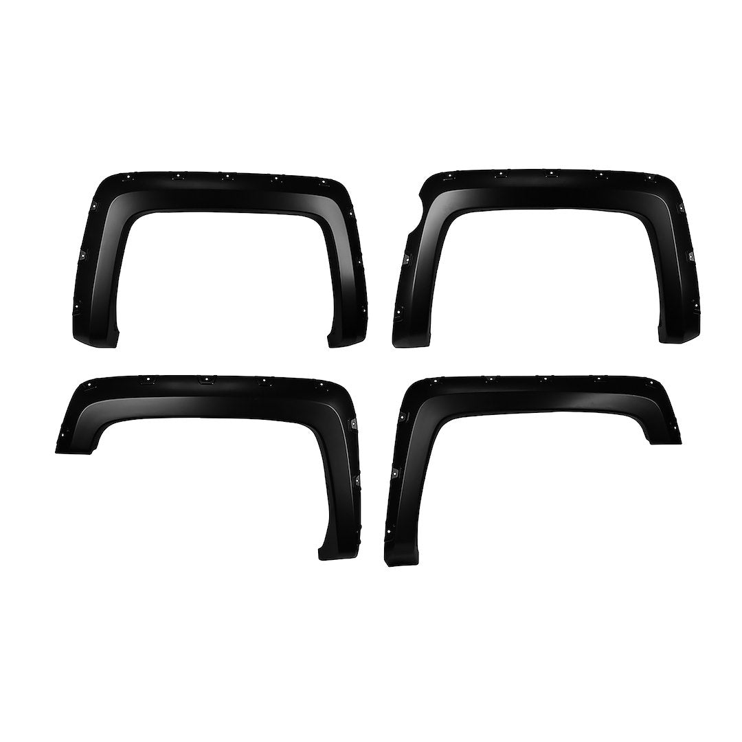 TrailFX TFC3004S Pocket Style Flare Set of 4 for Chevrolet Silverado 1500 (2014-2018)