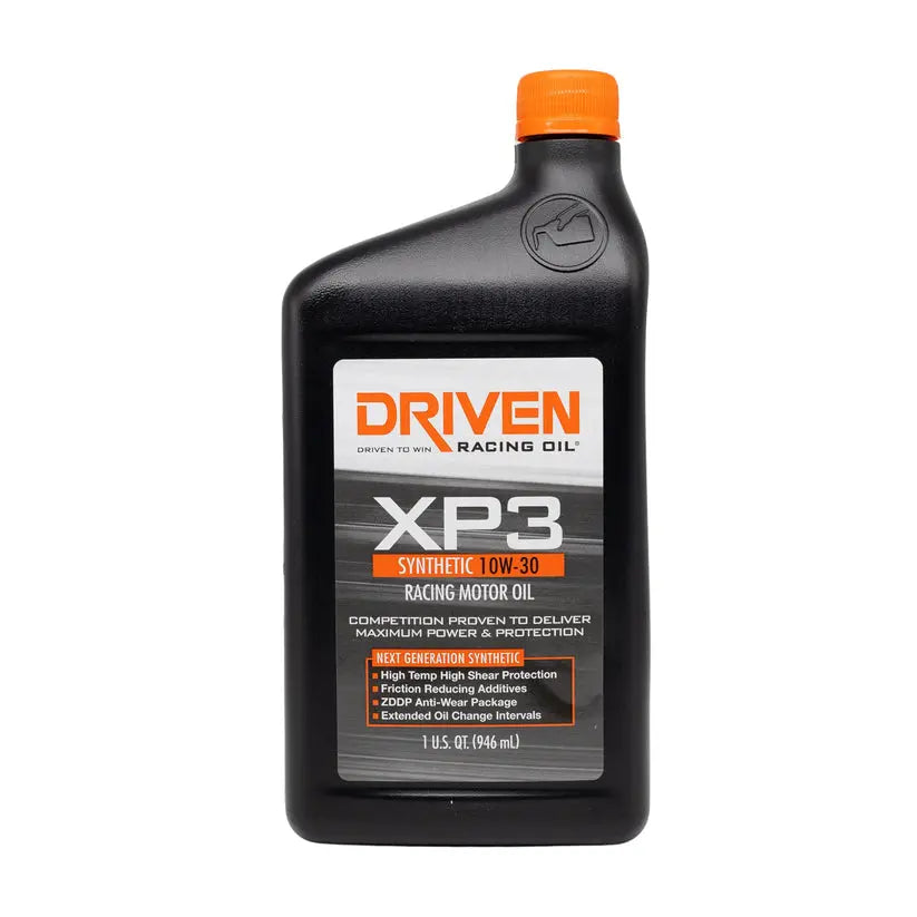 Driven Race XP3 10W-30 High Temperature Synthetic Motor Oil – Part Number 00306