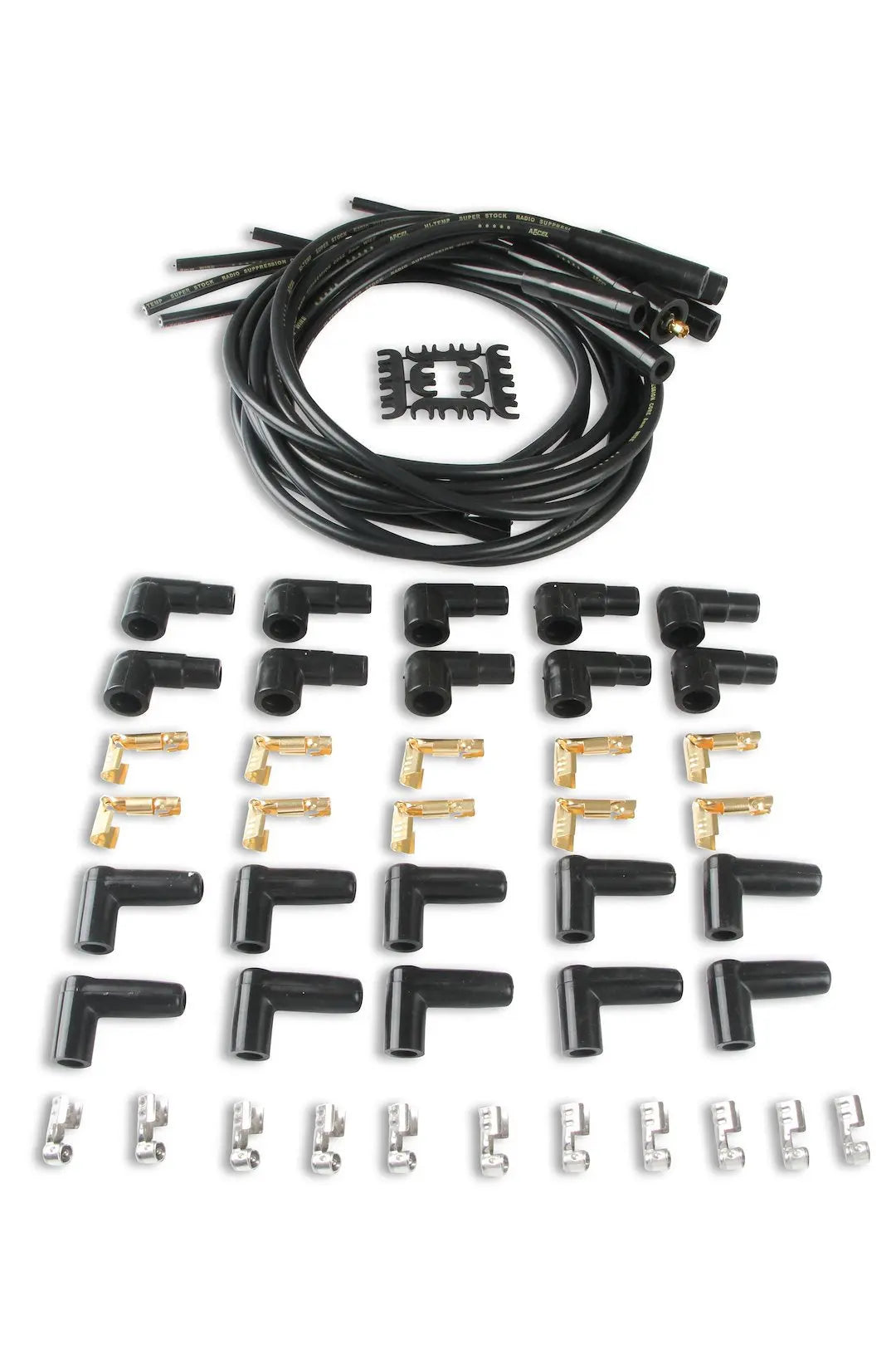 ACCEL 4040K Steel Stud 8mm Black for Automotive and Construction Applications