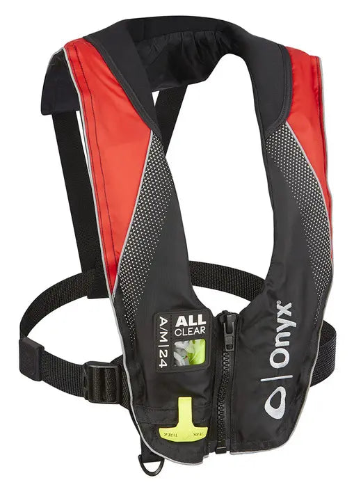 ONYX OUTDOOR A/M-24 All Clear Inflatable Life Vest - Reliable Personal Safety Gear