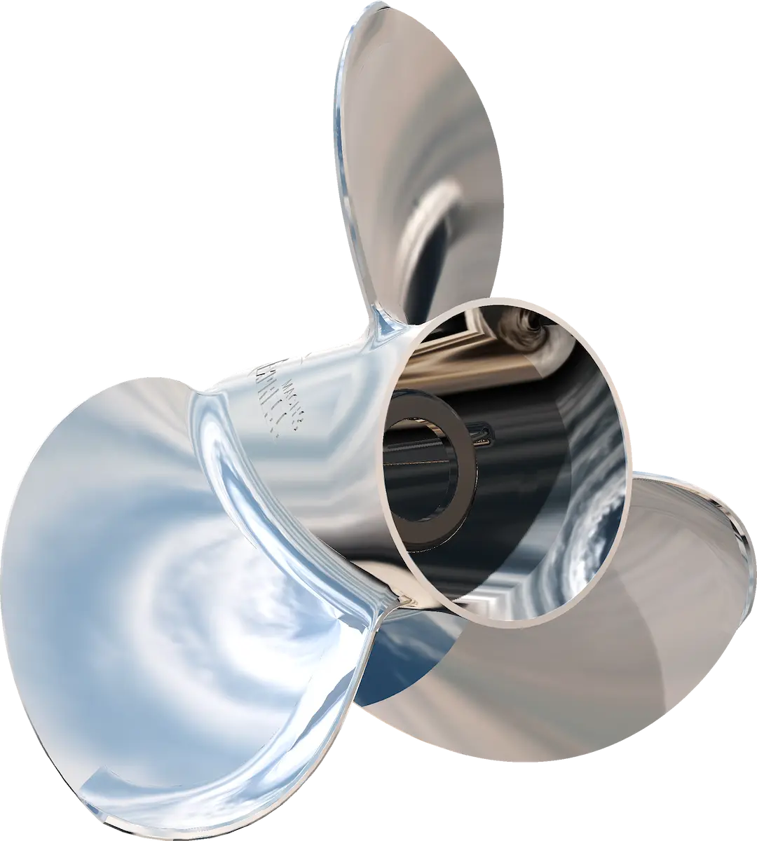 Turning Point 10.5x13 ExpressMach3 3B RH SS Prop - Heavy Duty Marine Propeller