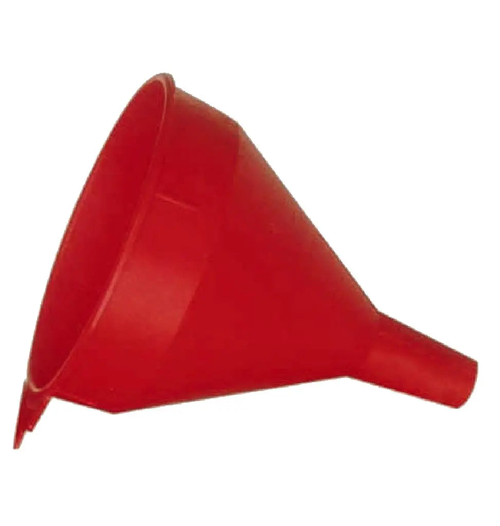 WIRTHCO 32006 6-Quart Red Funnel with Screen for Efficient Liquids Handling