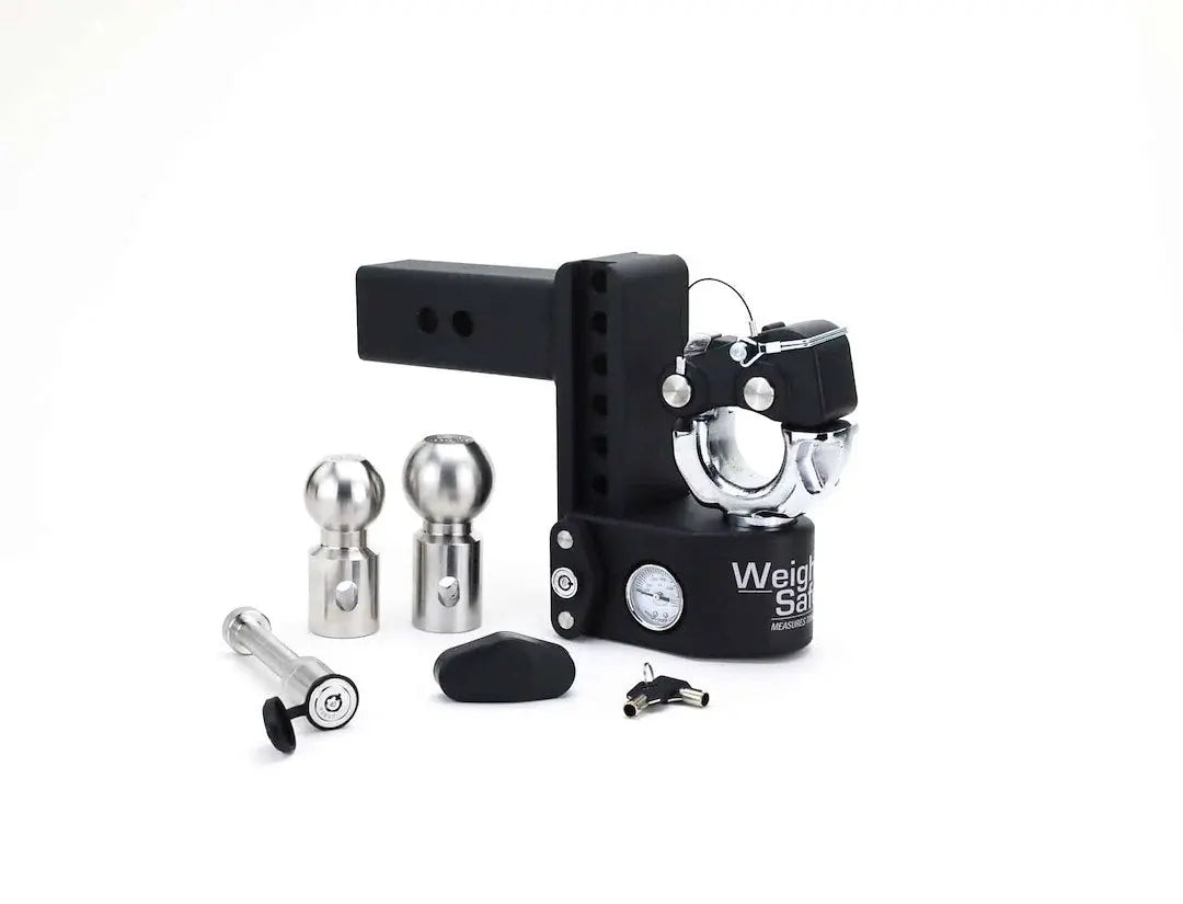 Weigh Safe Steel Drop Hitch with 6' Drop and 2.5' Shank – Part Number S625PATBKA by Weigh Safe