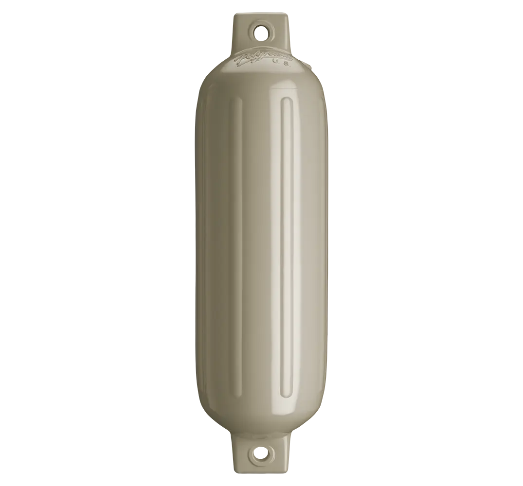 POLYFORM 6.5' x 22' Twin Eye Fender – Durable Marine Docking Fender for Commercial and Recreational Boats