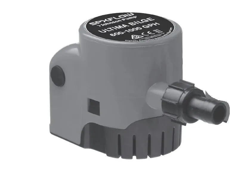 Johnson Pump Ultima Bilge Pump 1000 GPH 12V with Switch - Reliable Marine Pump