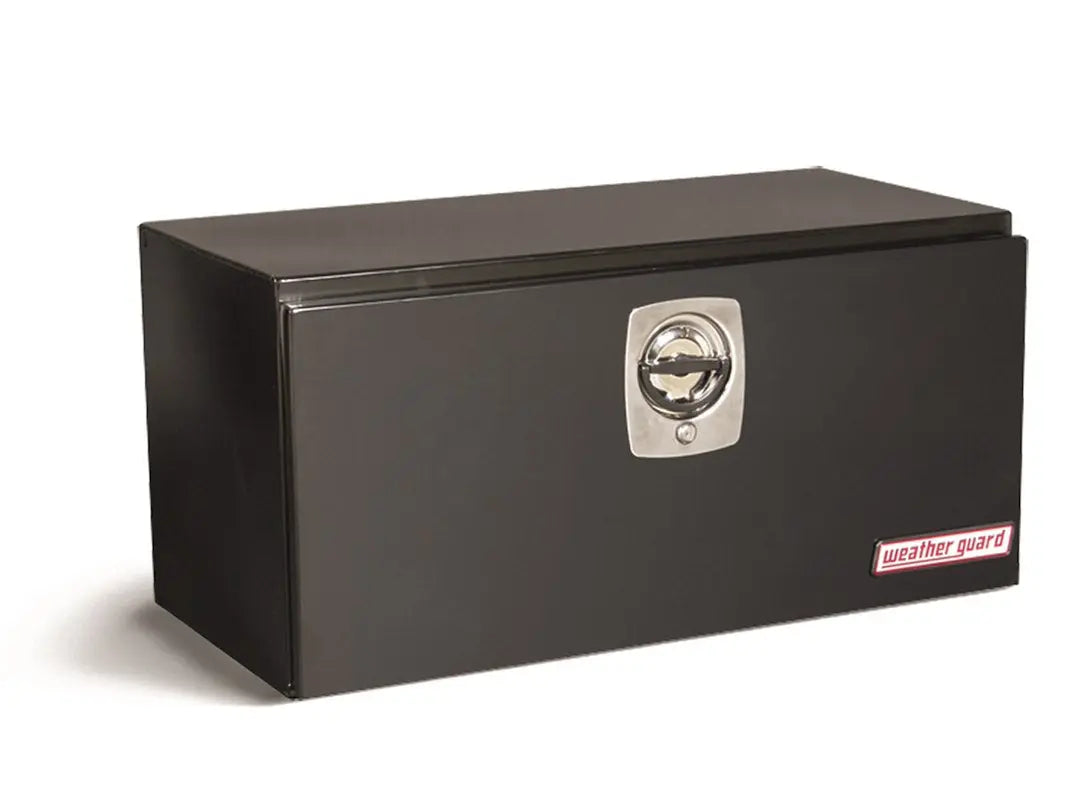 WeatherGuard Steel Underbed Storage Box – Durable Heavy-Duty Truck Bed Organizer with Secure Lid
