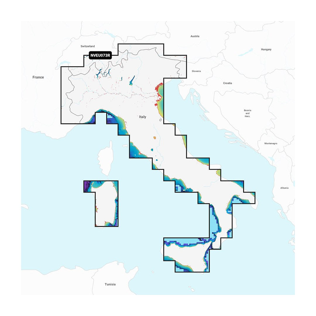 Garmin Carto Italy Lakes & Rivers Navigation Map - Part Number 010C126800