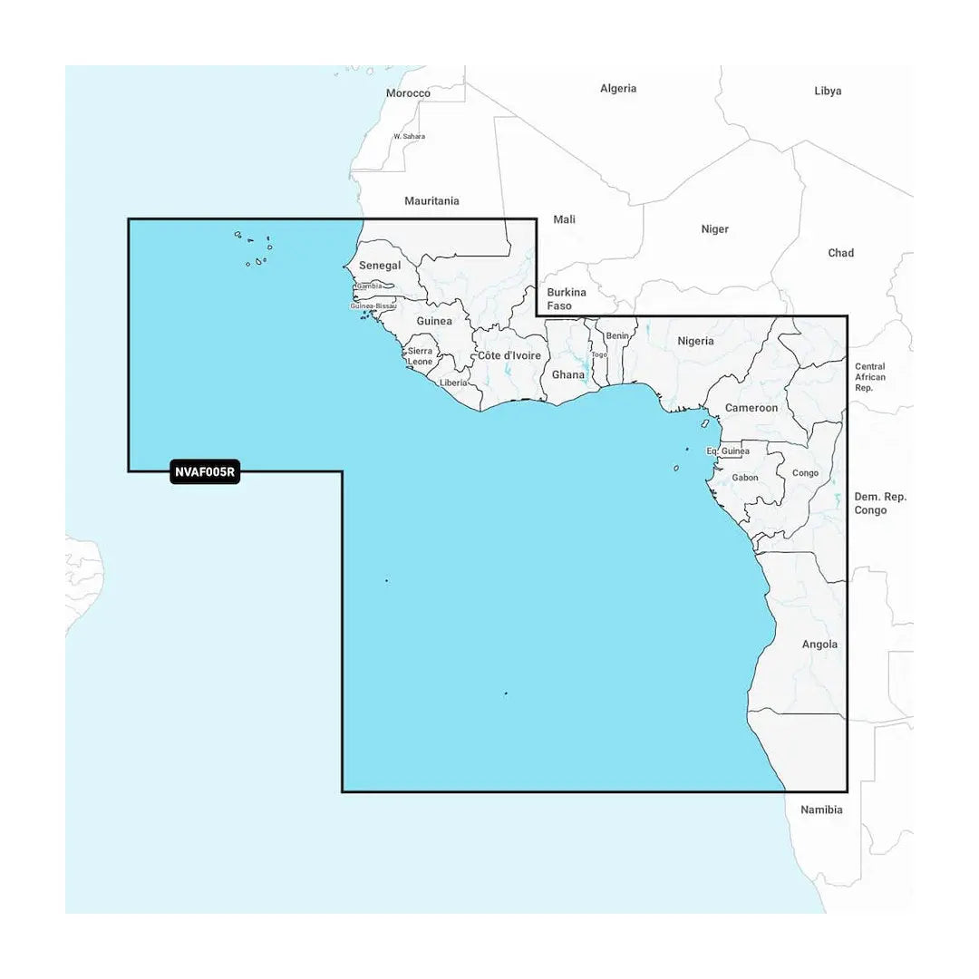 Garmin Carto Africa West Navionics Visio - Part No. 010C122600