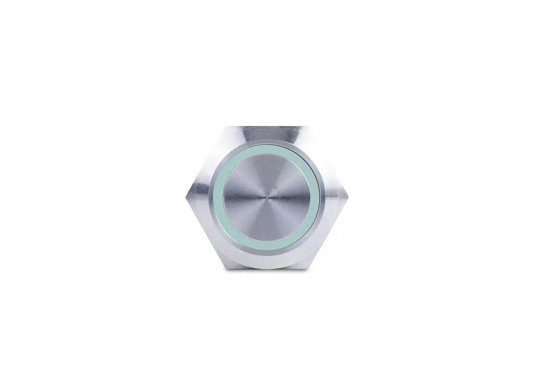 SierraMarine AV10040G Green Halo Push Button Switch for Marine and Industrial Applications