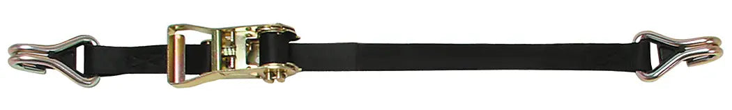 IMMI F14060 Ratchet Strap with Double J-Hooks for Heavy-Duty Luggage and Cargo Security