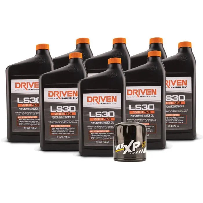 Driven Race LS30 Oil Change Kit for Gen IV GM Engines (Part #20834K)