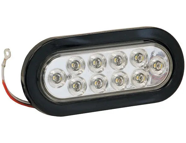 Buyers Products 5626310 6.5-Inch Oval Back-Up Light with 10 LED Bulbs