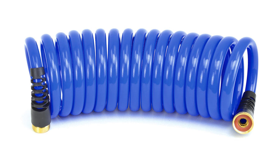 HOSECOIL 15' Coiled Hose Pro - Blue, Part HCP1500HP