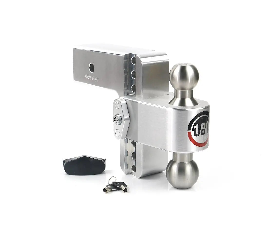Weigh Safe LTB63 3-Inch Drop T-Overall Ball Hitch for Trailers
