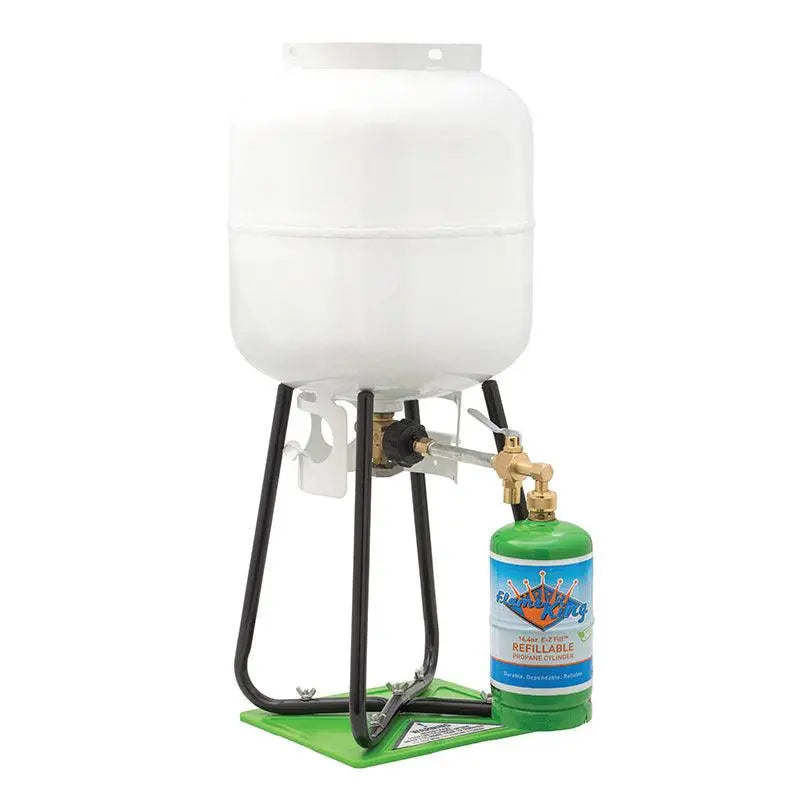 Flame King 1-Lb Refillable Propane Cylinder YSN1LBKT for Portable Heating and Cooking