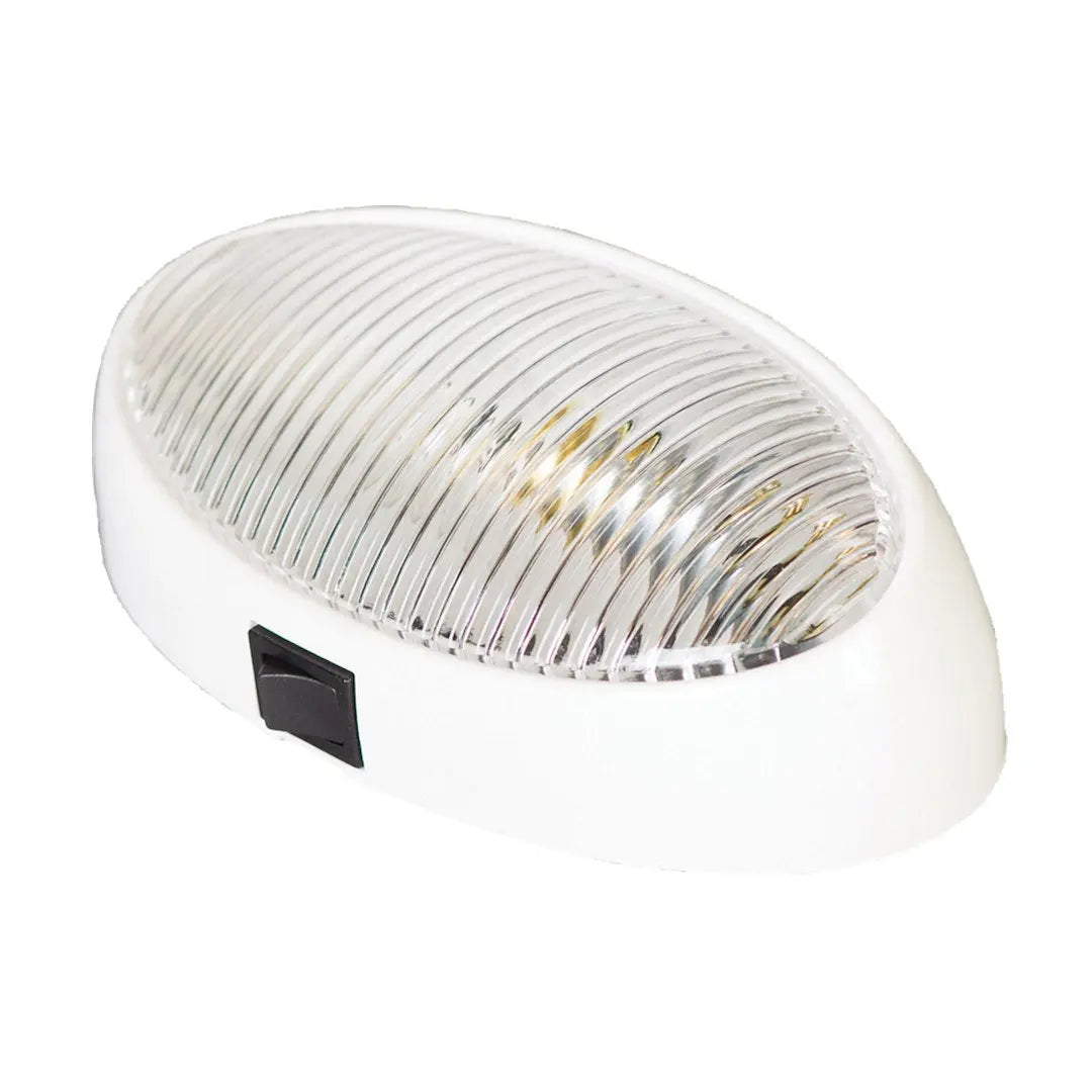 ARCON Porch Light Oval with Switched Clear Diffuser - Part Number 51252
