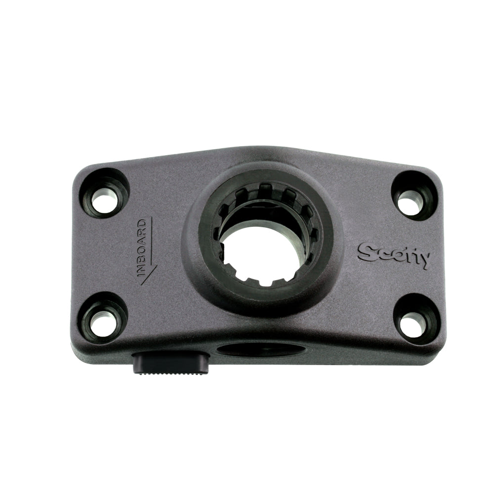 Scotty Inc. Side/Deck Mounting Bracket Locking Black (Part #0241LBK)