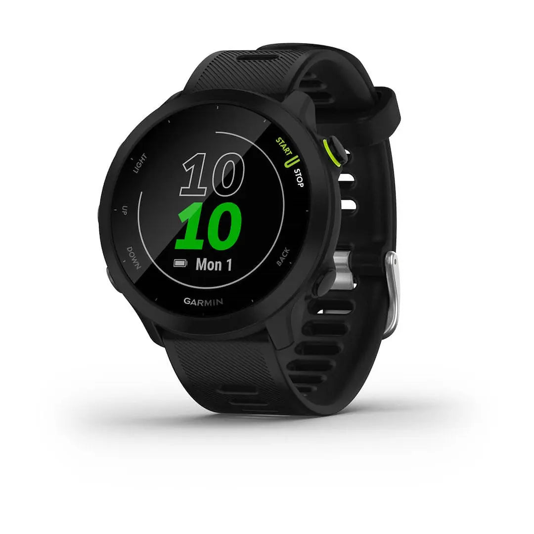 Garmin Forerunner 55 Black GPS Running Watch with Heart Rate Monitoring