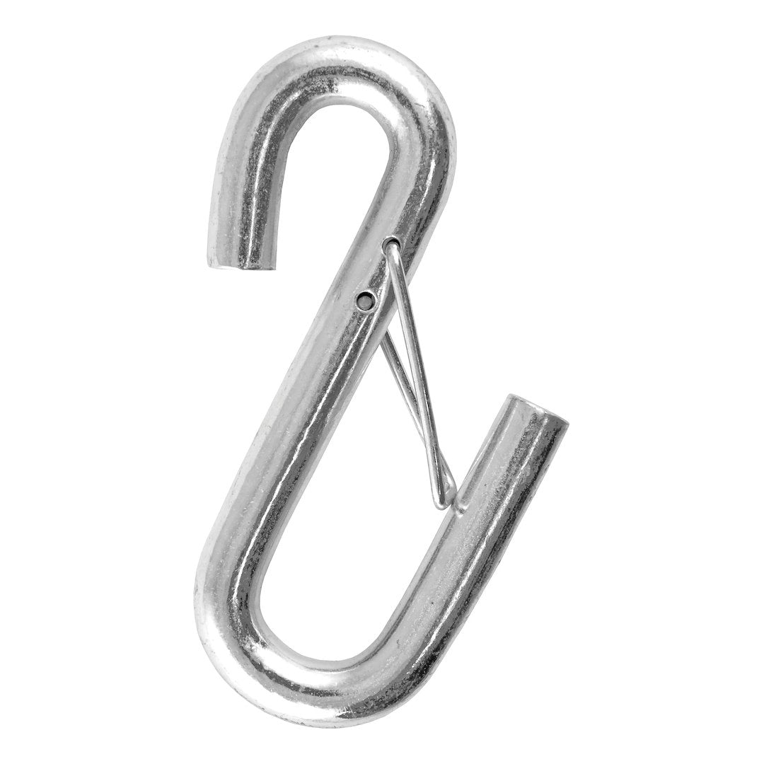 CURT Manufacturing S-Hook with Wire Latch Part #81820 for Secure Chain and Rope Attachment