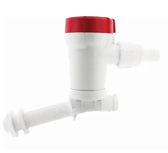 RULE LiveWell 800 Angled Thru Hull - Part Number 603C