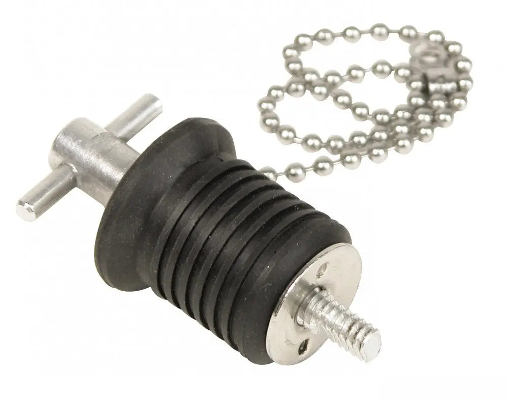 Whitecap Industries 1' A1 Screw Type with 8' Chain - Durable Marine Hardware