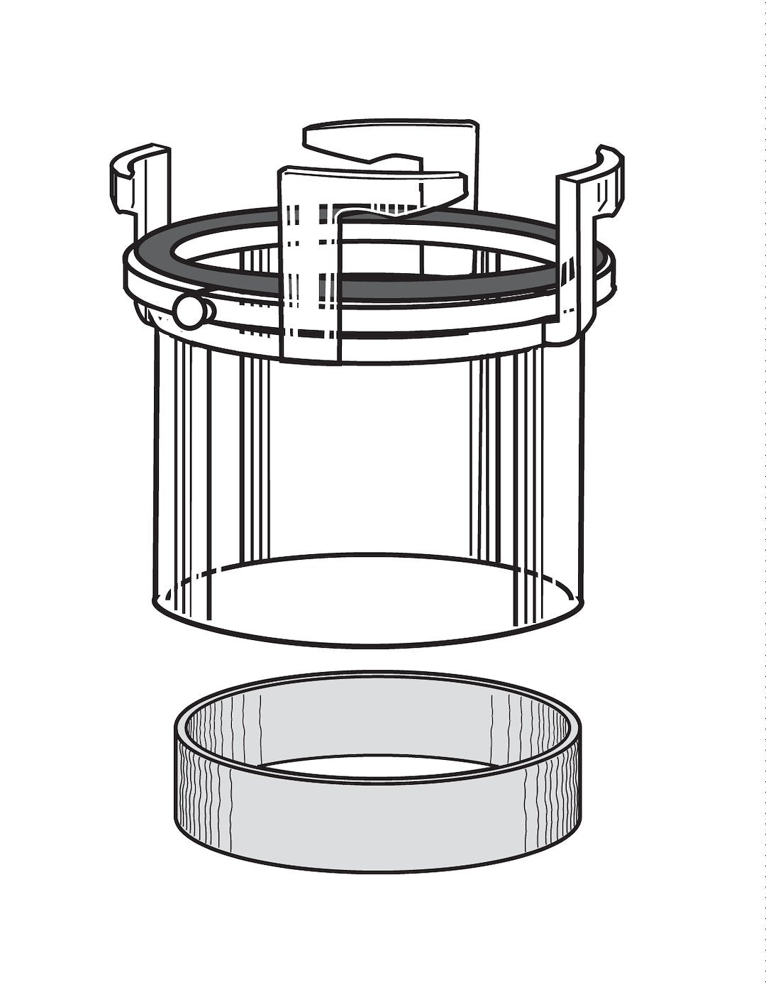 Thetford Sani-Con Straight Adapter (Part #70408) for RV and Marine Sanitation Systems