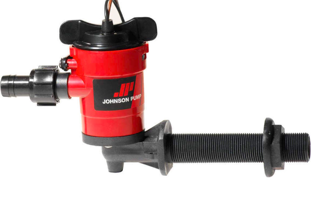 Johnson Pump Cartridge Aerator Pump 1000 GPH 12V - Reliable Marine Water Circulation