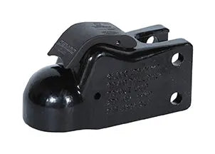 DEMCO Cast 21K EZ-Latch Coupler Black – Heavy-Duty Trailer Hitch for Secure Towing