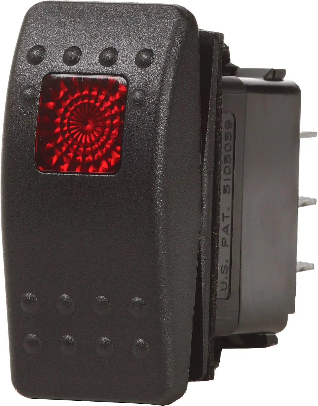Blue Sea Systems Contura2 DPST Off-On Black Switch (Part #7934BSS)