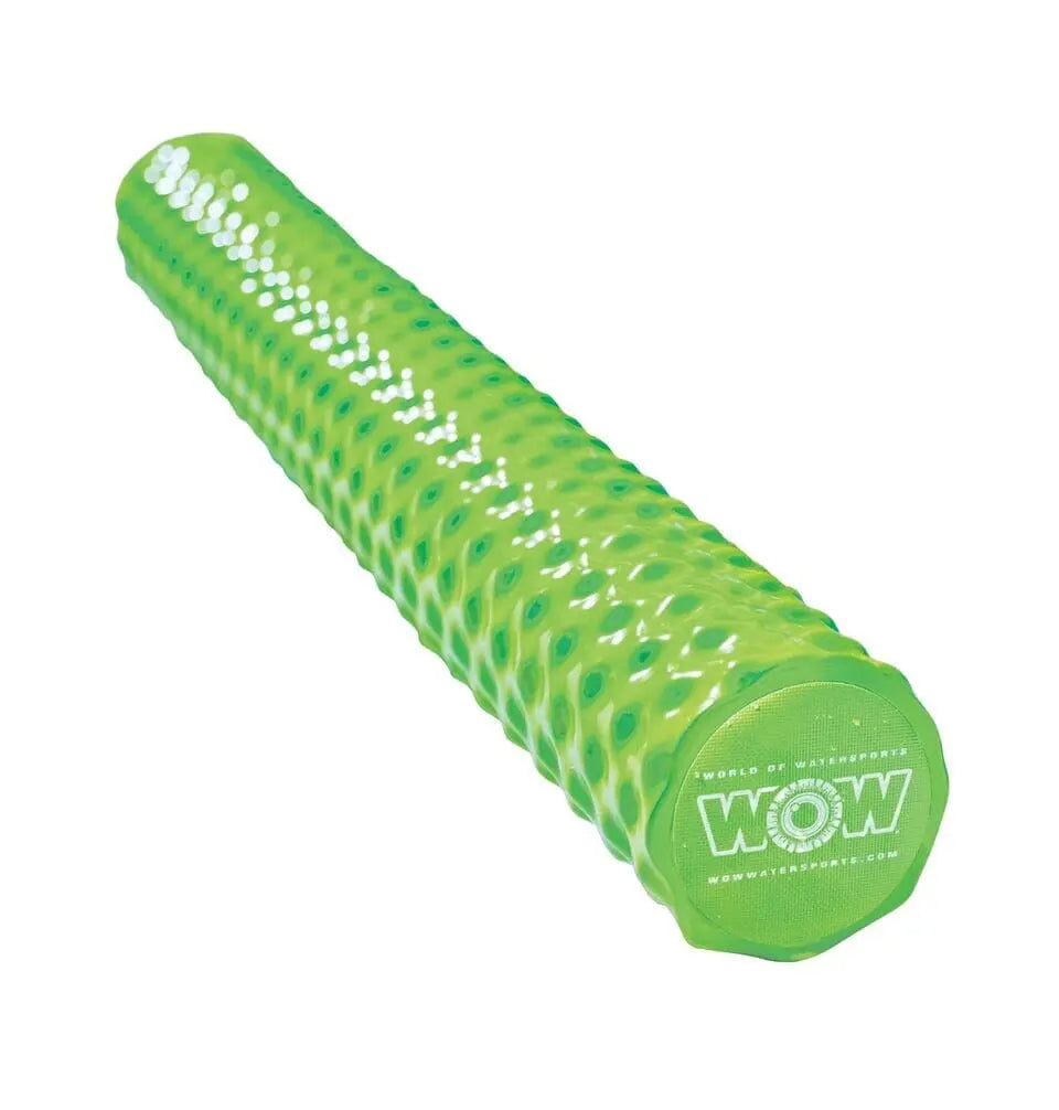 WOW Sports Dipped Foam Noodle Lime Green - Durable Pool Float for Kids and Adults