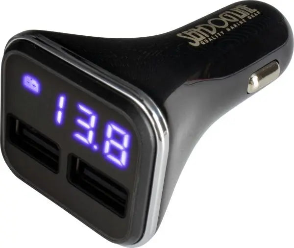 Sea Dog Square Dual USB Power Plug - Model 4265131