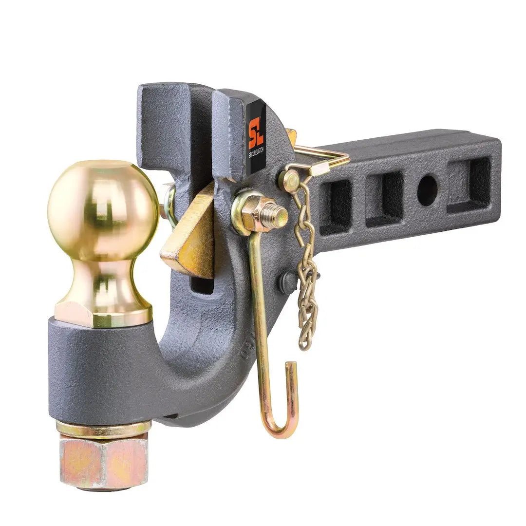 CURT Manufacturing SecureLatch Receiver-Mount Ball & Pin – Model 48406