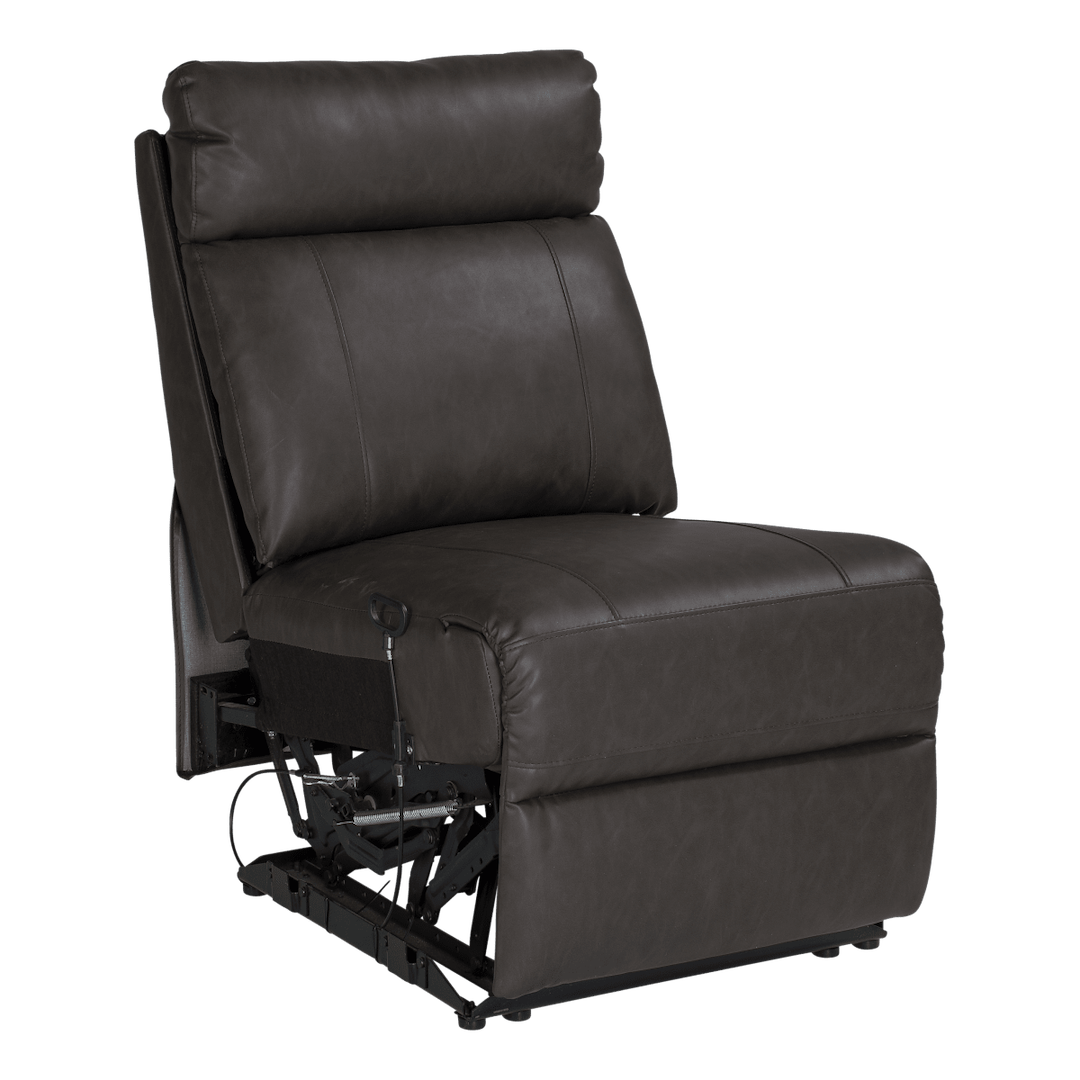Lipper Heritage Series Armless Recliner - Comfortable and Space-Saving Seating