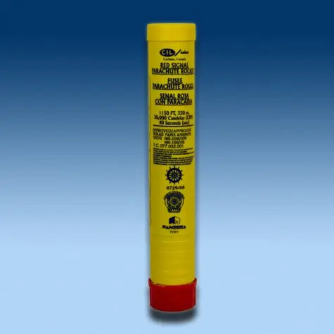 ORION SOLAS Red Parachute Rocket Part Number 800 - Safety Signaling Device for Marine Use