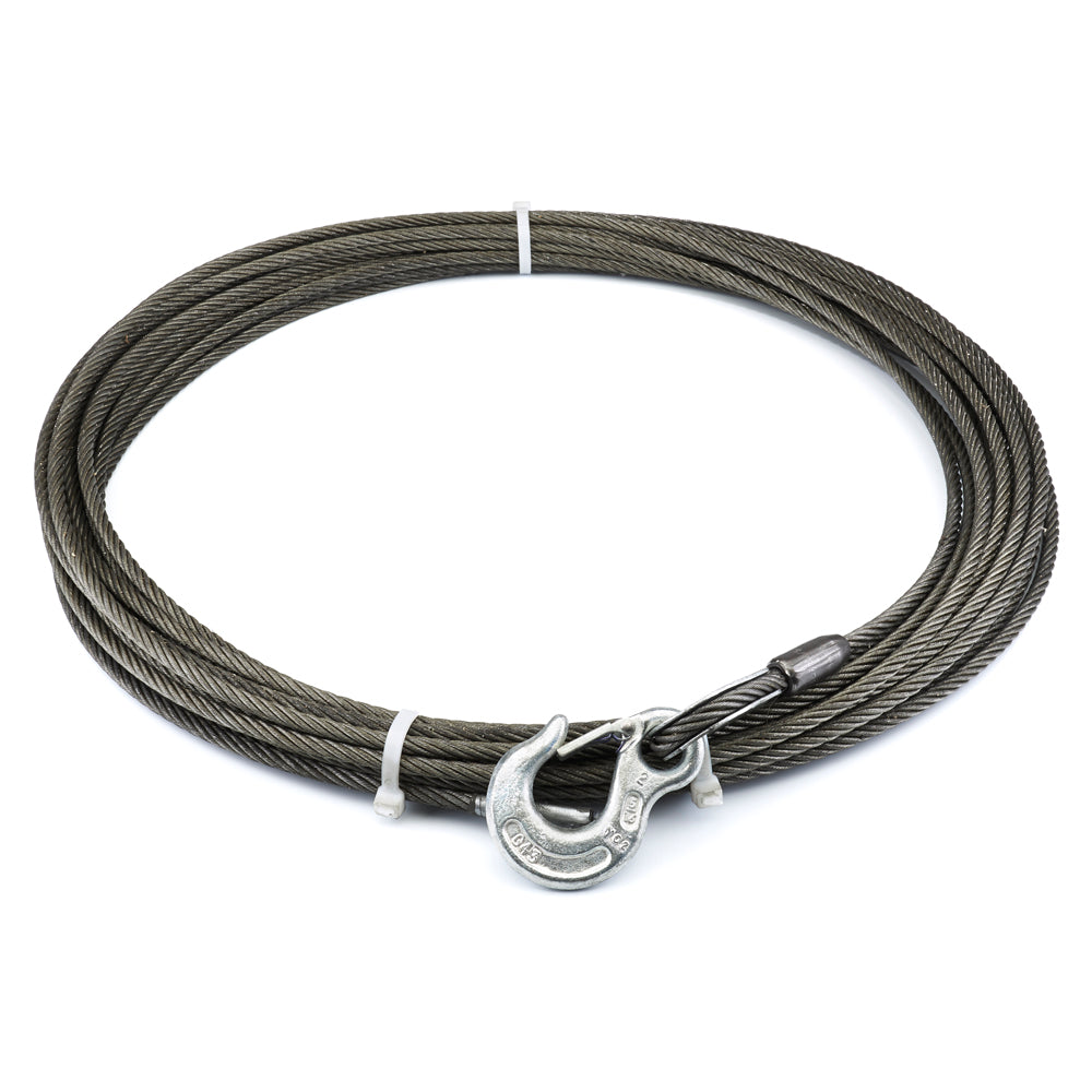 Warn Ind. Wire Rope Assembly 5/16 x 75' – Heavy-Duty Lifting and Towing Rope