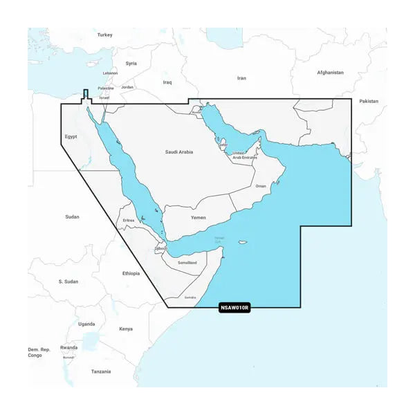 Garmin Carto GCM010C122920 Gulf & Red Sea Navigation Chart