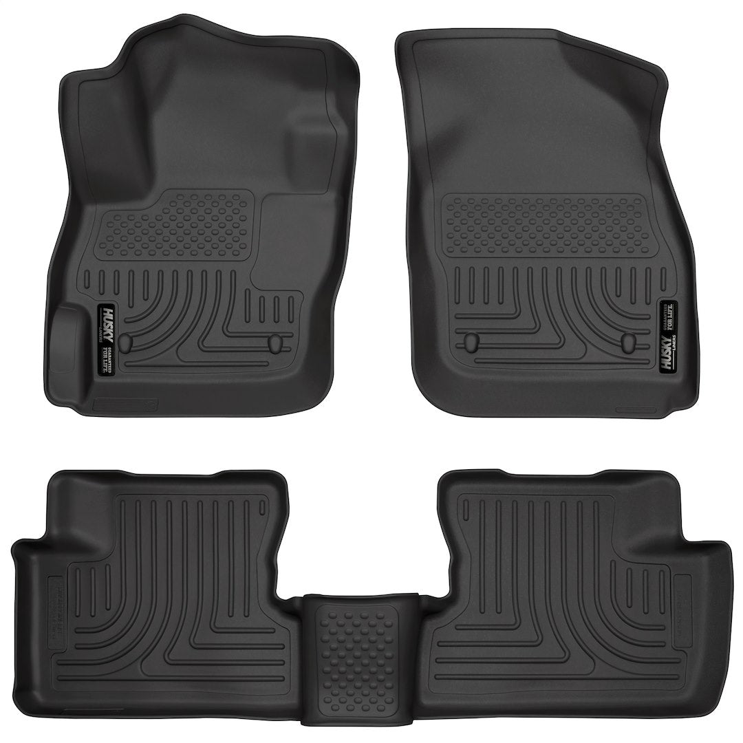 HuskyLiner W.B. Mazda3 4-Piece Black Floor Mat Set (Part #98631) by HUSKYLINER