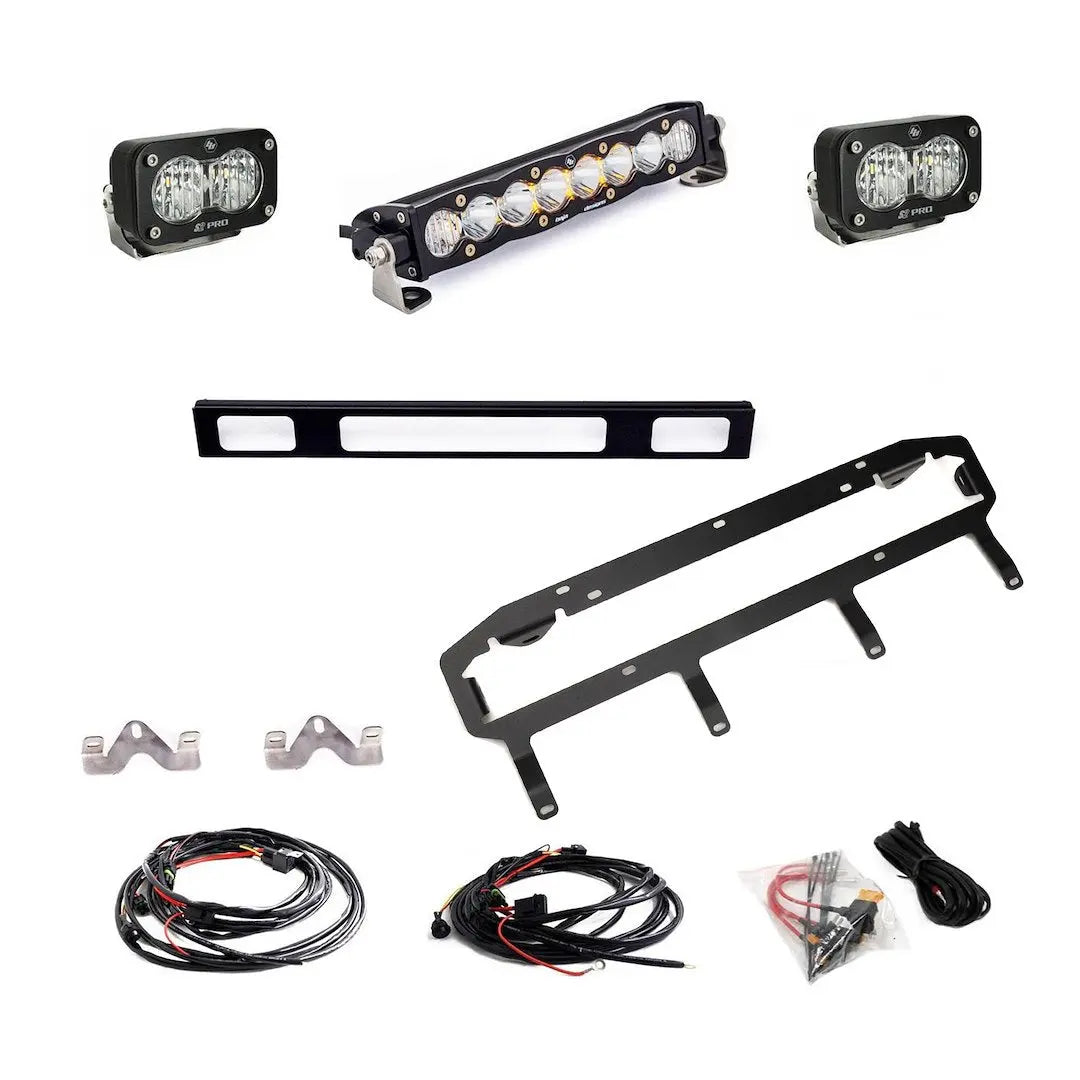 Baja Designs S8 10-Inch/S2 Pro Grille Light Replacement for Toyota 4Runner