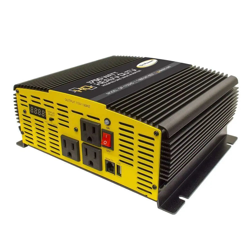 GO POWER GP-1750HD 1750-Watt Modified Sine Power Inverter