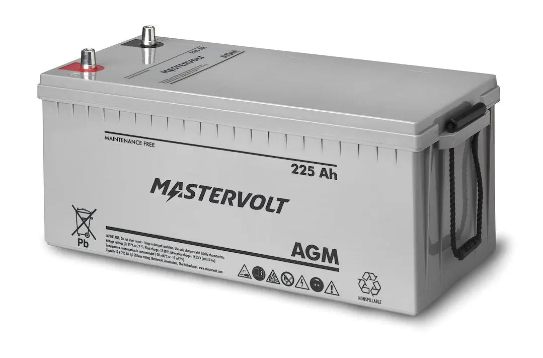 Mastervolt MV 12/225 AH AGM Battery - Reliable Deep Cycle Power Solution