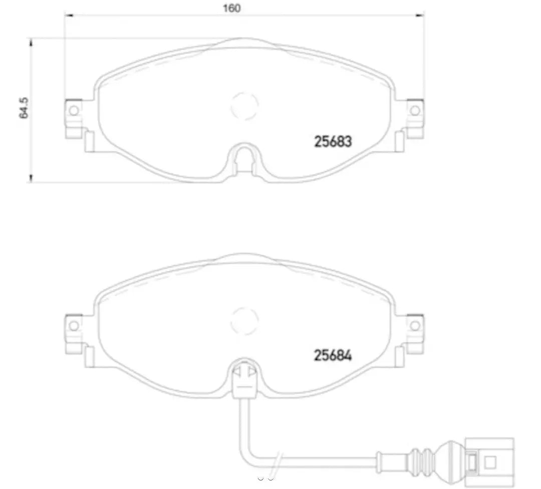 HELLA Disc Brake Pad Part 355020191 for Reliable Braking Performance