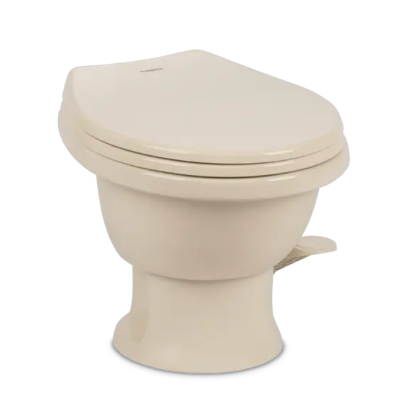 Dometic 9610008262 Toilet 411 BNE Low - Compact Marine and RV Toilet by DOMETIC