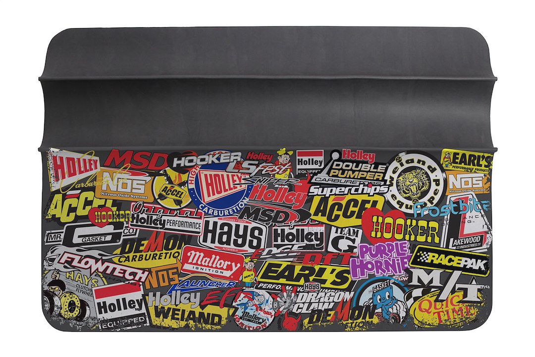 Holley Part 36445 Sticker Bomb Fender Cover for Automotive Protection